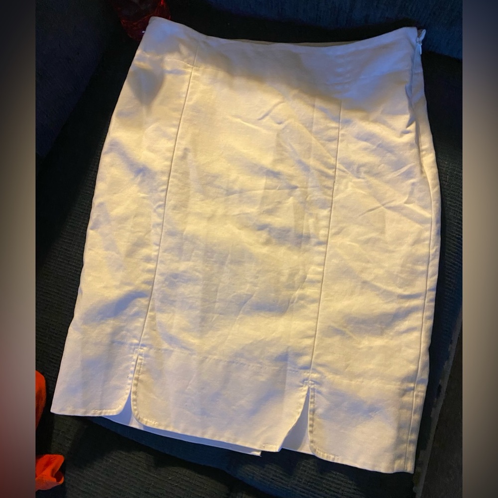 The Limited Elegant Off-White Pencil Skirt
